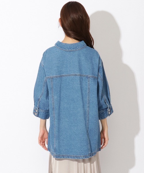 【試着のみ】REDYAZEL レディアゼル ビジューデニムジャケット ブルー レディアゼル REDYAZEL ビジューデニムジャケット （オフ