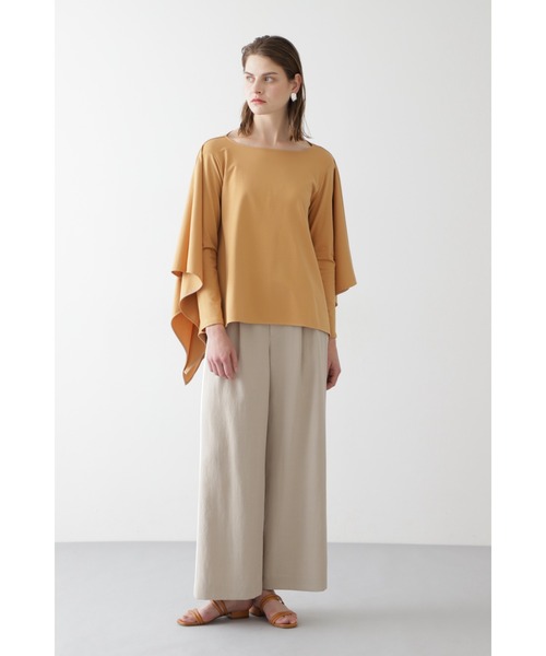 BOSCH（ボッシュ）の「Ｔ／Ｗチンツセットアップワイドパンツ（その他パンツ・レディース・ブラウン/ベージュ・38/40/36）」の7枚目の写真