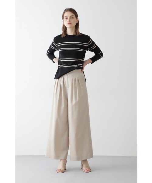 BOSCH（ボッシュ）の「Ｔ／Ｗチンツセットアップワイドパンツ（その他パンツ・レディース・ブラウン/ベージュ・38/40/36）」の8枚目の写真