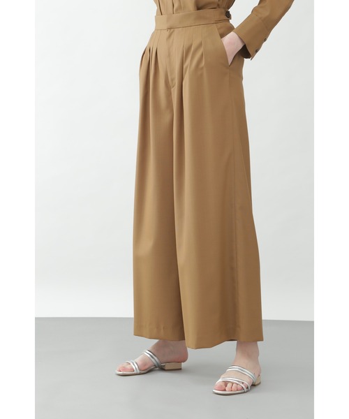 BOSCH（ボッシュ）の「Ｔ／Ｗチンツセットアップワイドパンツ（その他パンツ・レディース・ブラウン/ベージュ・38/40/36）」の4枚目の写真