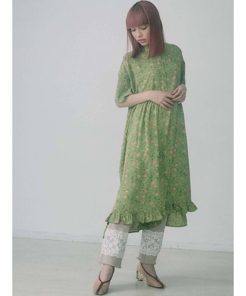 merry jenny（メリージェニー）の「リブレースフレアカットパンツ（その他パンツ・レディース・アイボリー/ピンク/グリーン・FREE）」の11枚目の写真