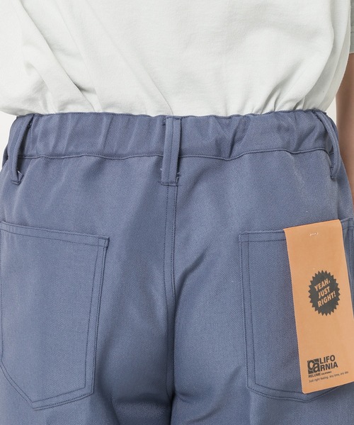 JOURNAL STANDARD relume（ジャーナルスタンダード　レリューム）の「CALIFORNIA クリースイージーパンツ（スラックス・メンズ・ブラック/ブルー/ブラウン・LARGE/SMALL/MEDIUM）」の21枚目の写真