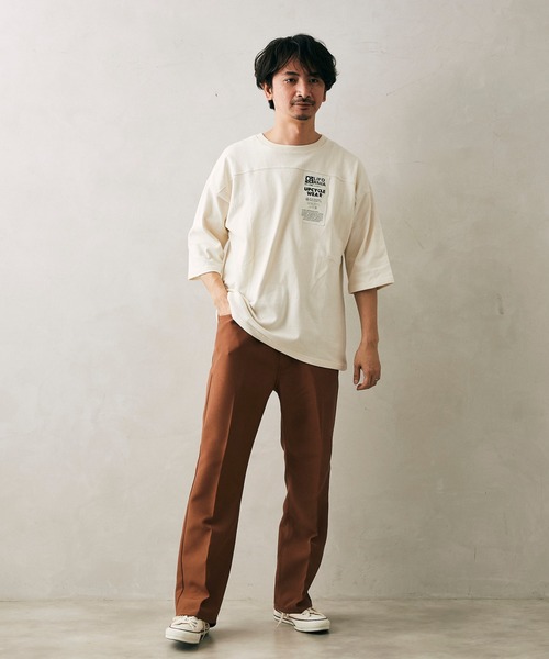 JOURNAL STANDARD relume（ジャーナルスタンダード　レリューム）の「CALIFORNIA クリースイージーパンツ（スラックス・メンズ・ブラック/ブルー/ブラウン・LARGE/SMALL/MEDIUM）」の11枚目の写真