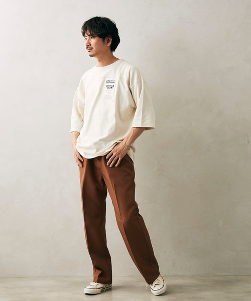 JOURNAL STANDARD relume（ジャーナルスタンダード　レリューム）の「CALIFORNIA クリースイージーパンツ（スラックス・メンズ・ブラック/ブルー/ブラウン・LARGE/SMALL/MEDIUM）」の20枚目の写真