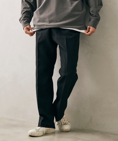 JOURNAL STANDARD relume（ジャーナルスタンダード　レリューム）の「CALIFORNIA クリースイージーパンツ（スラックス・メンズ・ブラック/ブルー/ブラウン・LARGE/SMALL/MEDIUM）」の16枚目の写真