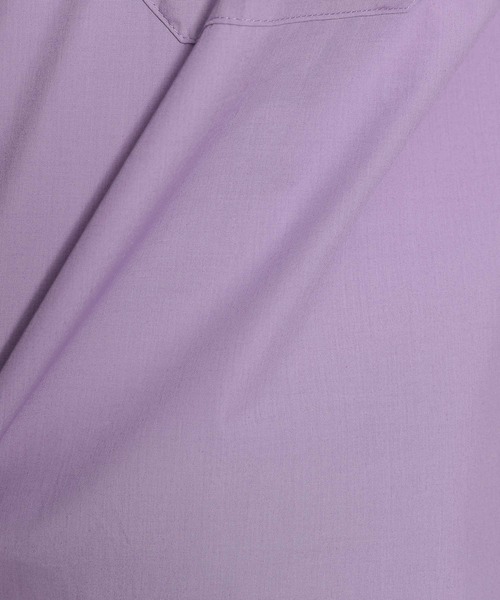 niko and...（ニコアンド）の「アシンメトリーバンドカラー半袖シャツ（シャツ/ブラウス・メンズ・パープル/オレンジ/グリーン・MEDIUM/LARGE）」の22枚目の写真