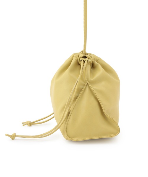 ROPE' PICNIC（ロペピクニック）の「【WEB限定カラー:シルバー】洗える巾着型ミドルショルダーバッグ（ショルダーバッグ・レディース・ブラック/シルバー/グリーン/キナリ/イエロー系その他2・FREE）」の13枚目の写真