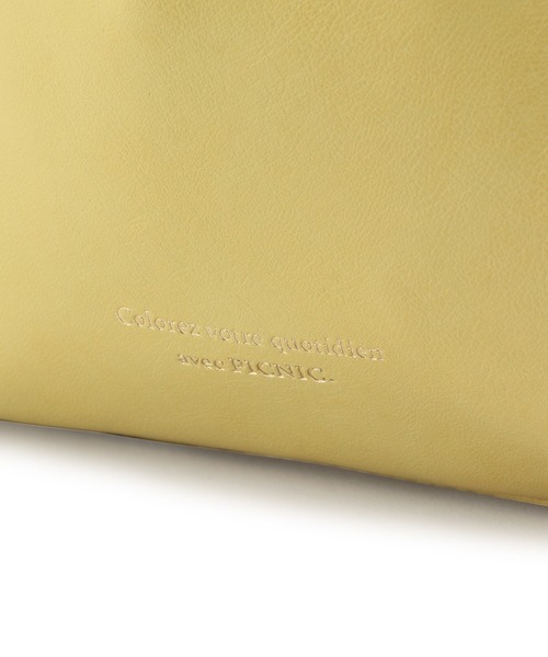 ROPE' PICNIC（ロペピクニック）の「【WEB限定カラー:シルバー】洗える巾着型ミドルショルダーバッグ（ショルダーバッグ・レディース・ブラック/シルバー/グリーン/キナリ/イエロー系その他2・FREE）」の12枚目の写真