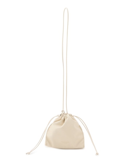 ROPE' PICNIC（ロペピクニック）の「【WEB限定カラー:シルバー】洗える巾着型ミドルショルダーバッグ（ショルダーバッグ・レディース・ブラック/シルバー/グリーン/キナリ/イエロー系その他2・FREE）」の9枚目の写真