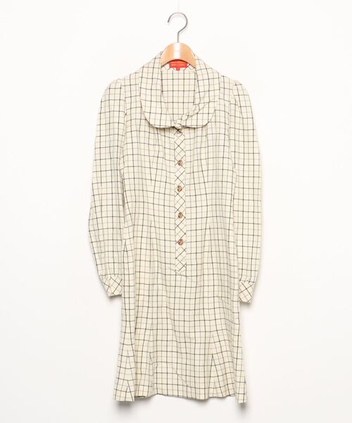ブランド古着 チェック柄シャツワンピース シャツワンピース Vivienne Westwood Red Label ヴィヴィアン ウエストウッドレッドレーベル のファッション通販 Zozoused