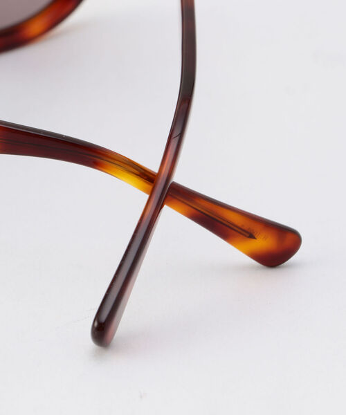 NOLLEY’S（ノーリーズ）の「ラウンドフレームサングラス（サングラス・レディース・ブラック/クリア/ブラウン系その他3・FREE）」の4枚目の写真