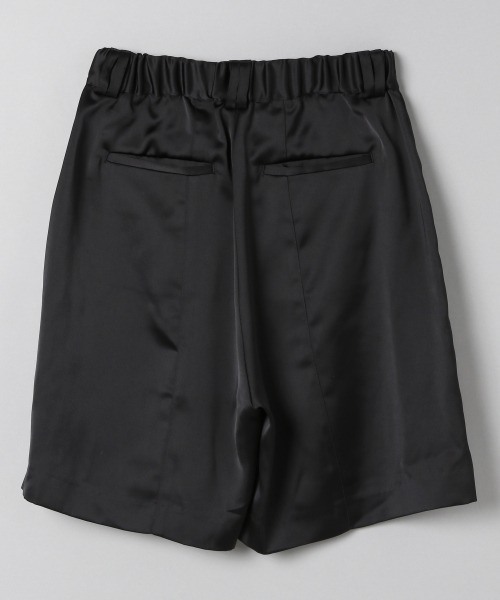 JEANASIS（ジーナシス）の「ワッシャーサテンキリカエショートパンツ/943386（その他パンツ・レディース・ブラック/グレイッシュベージュ・FREE）」の7枚目の写真