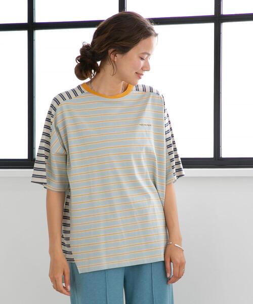 Feeling Made Uvカット マルチボーダー クレイジーtシャツ レディース Women Coen コーエン 公式ファッション通販