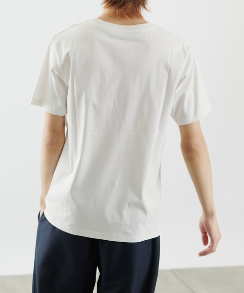 COLONY 2139（コロニートゥーワンスリーナイン）の「《抗菌・防臭》【SMART COLLECTION】抗菌スマートクルーネック半袖Tシャツ(ユニセックス可)（Tシャツ/カットソー・メンズ・チャコールグレー/ブラック/オフホワイト/ブルー/カーキ・MEDIUM/LARGE/X-LARGE）」の6枚目の写真