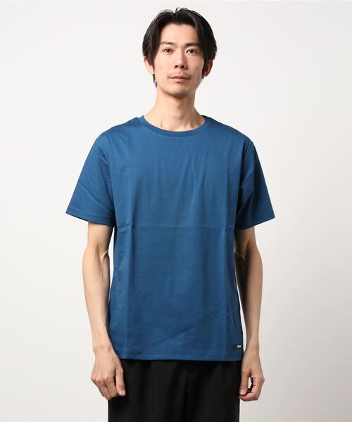 COLONY 2139（コロニートゥーワンスリーナイン）の「《抗菌・防臭》【SMART COLLECTION】抗菌スマートクルーネック半袖Tシャツ(ユニセックス可)（Tシャツ/カットソー・メンズ・チャコールグレー/ブラック/オフホワイト/ブルー/カーキ・MEDIUM/LARGE/X-LARGE）」の9枚目の写真