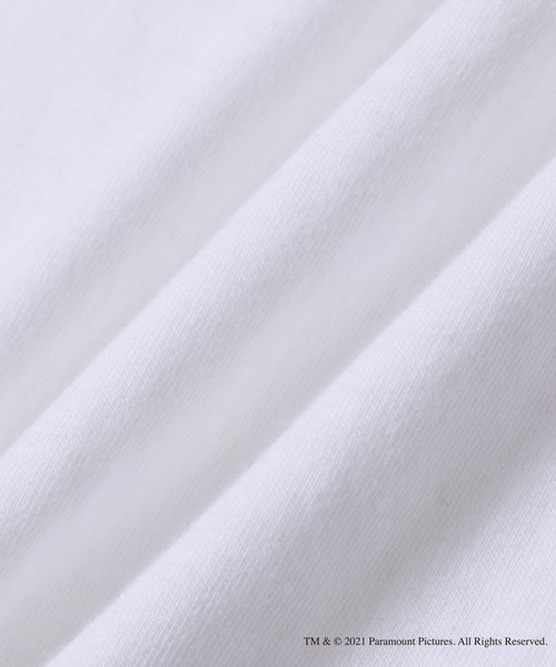 MADEMOISELLE ROPE'（マドモアゼル ロペ）の「【VTA for MADEMOISELLE】ムービーアートＴシャツ（Tシャツ/カットソー・レディース・ホワイト/ブラック/ラベンダー/ホワイト系その他/ホワイト系その他2/オレンジ系その他2・FREE）」の7枚目の写真