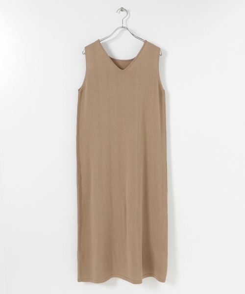 SENSE OF PLACE by URBAN RESEARCH（センスオブプレイスバイアーバンリサーチ）の「2WAYロングニットベスト（ベスト・レディース・ブラック/ベージュ/アイボリー・ONE）」の16枚目の写真