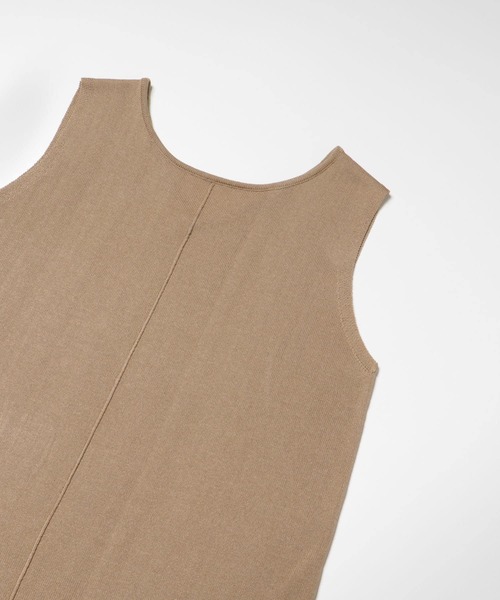 SENSE OF PLACE by URBAN RESEARCH（センスオブプレイスバイアーバンリサーチ）の「2WAYロングニットベスト（ベスト・レディース・ブラック/ベージュ/アイボリー・ONE）」の17枚目の写真