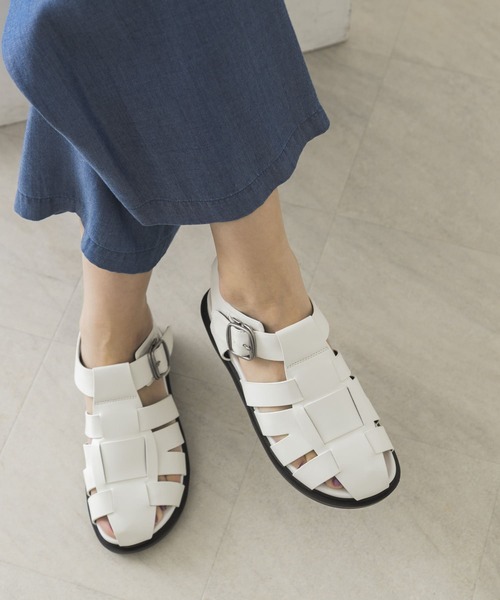 URBAN RESEARCH（アーバンリサーチ）の「グルカサンダル（サンダル・レディース・ホワイト/ブラック・38/37）」の5枚目の写真