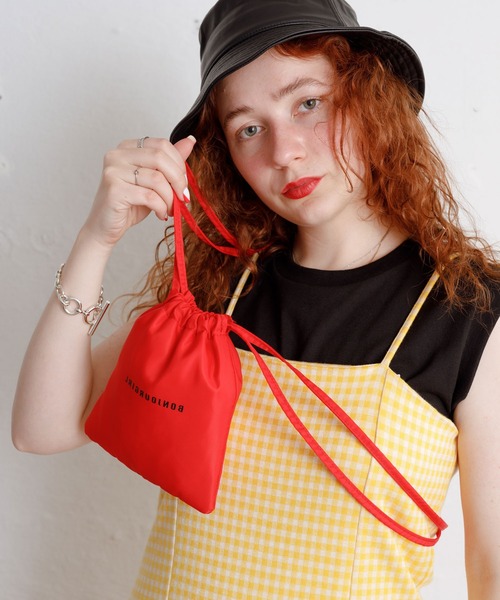 Bonjour Girl（ボンジュールガール）の「【Bonjour Girl/ボンジュールガール】ギンガムチェック キャミワンピ（ワンピース・レディース・ライトブルー/ネイビー/イエロー・FREE）」の20枚目の写真