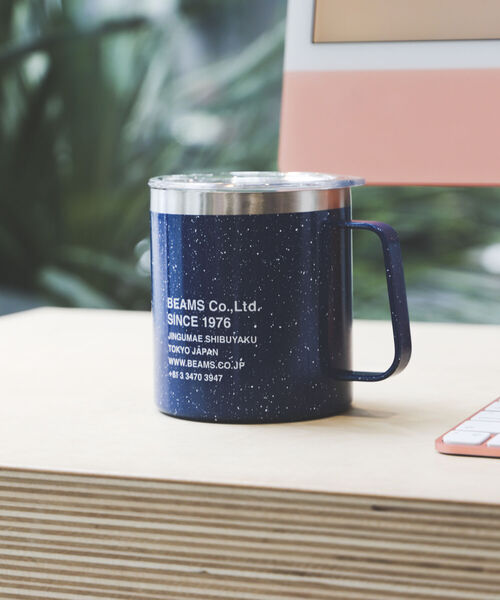 bpr BEAMS(ビーピーアール ビームス )の「GSI OUTDOORS × BEAMS / 別注 グレイシャーステンレス CAMPCUP 15oz ダブルウォール 蓋付 マグカップ(グラス/マグカップ/タンブラー・メンズ・ネイビー/グリーン/その他・ONE SIZE)」の2枚目の写真