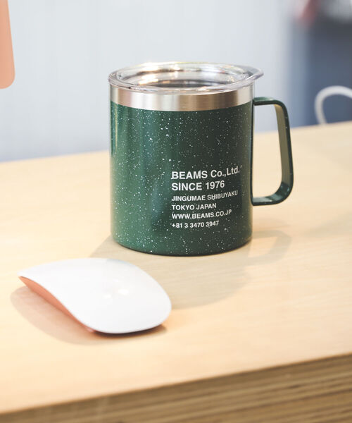 bpr BEAMS(ビーピーアール ビームス )の「GSI OUTDOORS × BEAMS / 別注 グレイシャーステンレス CAMPCUP 15oz ダブルウォール 蓋付 マグカップ(グラス/マグカップ/タンブラー・メンズ・ネイビー/グリーン/その他・ONE SIZE)」の7枚目の写真