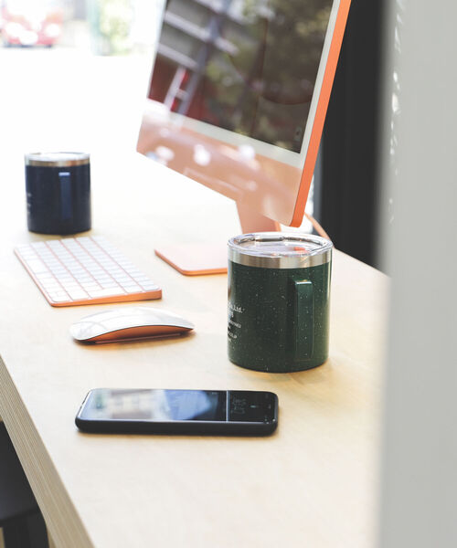 bpr BEAMS(ビーピーアール ビームス )の「GSI OUTDOORS × BEAMS / 別注 グレイシャーステンレス CAMPCUP 15oz ダブルウォール 蓋付 マグカップ(グラス/マグカップ/タンブラー・メンズ・ネイビー/グリーン/その他・ONE SIZE)」の8枚目の写真