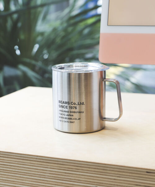 bpr BEAMS(ビーピーアール ビームス )の「GSI OUTDOORS × BEAMS / 別注 グレイシャーステンレス CAMPCUP 15oz ダブルウォール 蓋付 マグカップ(グラス/マグカップ/タンブラー・メンズ・ネイビー/グリーン/その他・ONE SIZE)」の6枚目の写真