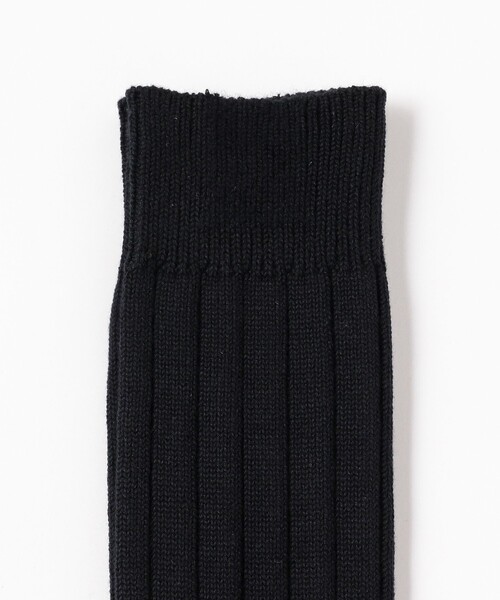 BEAMS PLUS（ビームスプラス）の「BEAMS PLUS / ソリッド リブソックス（ソックス/靴下・メンズ・チャコールグレー/ブラック/レッド系その他6/オリーブ/ネイビー/オフホワイト・ONE SIZE）」の11枚目の写真