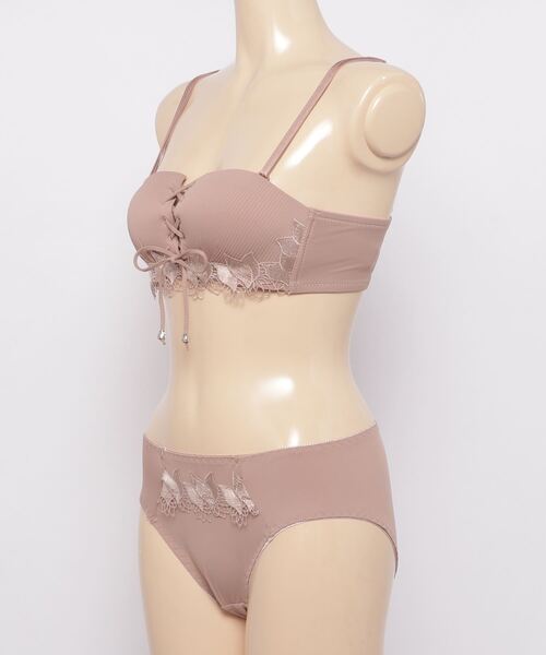 SFW(エスエフダブリュー)の「ノンワイヤー ブラ&ショーツセット(ブラ&ショーツ・レディース・ホワイト/ブラック/ピンク/グリーン・LL/S/M/L)」の6枚目の写真