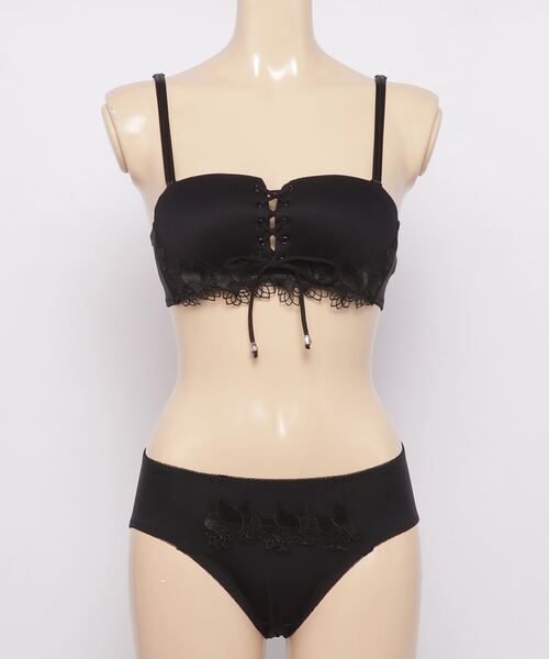 SFW(エスエフダブリュー)の「ノンワイヤー ブラ&ショーツセット(ブラ&ショーツ・レディース・ホワイト/ブラック/ピンク/グリーン・LL/S/M/L)」の12枚目の写真