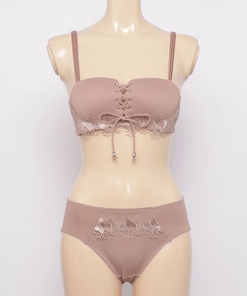 SFW(エスエフダブリュー)の「ノンワイヤー ブラ&ショーツセット(ブラ&ショーツ・レディース・ホワイト/ブラック/ピンク/グリーン・LL/S/M/L)」の9枚目の写真