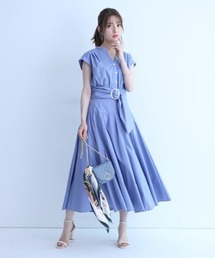 Apuweiser-riche | チンツシャツセットアップ(ワンピース)