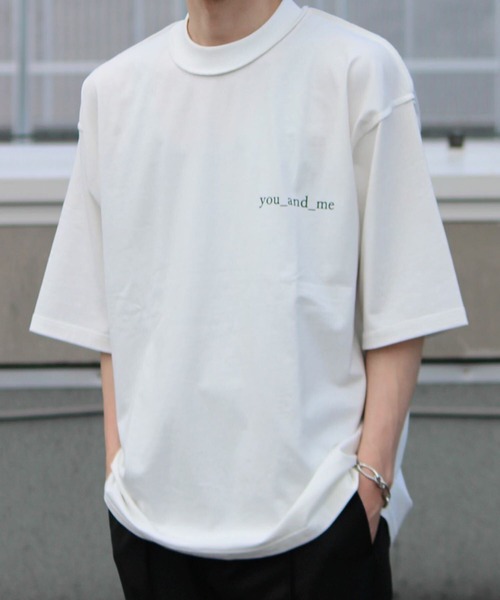 y/m by sawa（イムバイサワ）の「SAWA×y/m ロゴ T/SH（Tシャツ/カットソー・メンズ・ホワイト/ブラック/ベージュ・MEDIUM/LARGE）」の20枚目の写真
