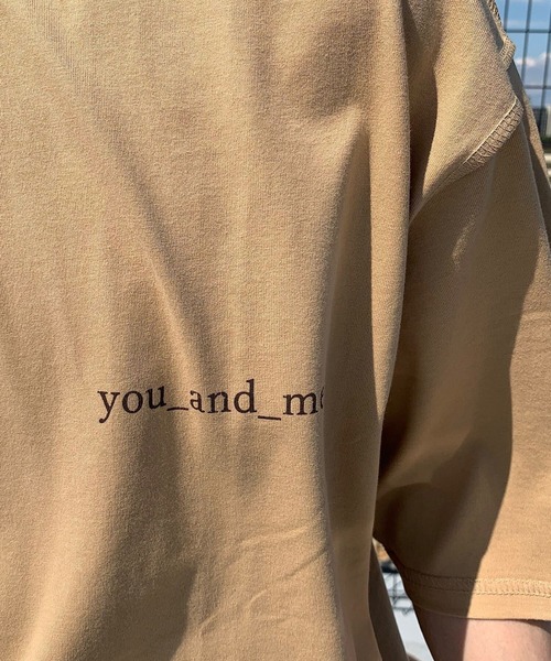 y/m by sawa（イムバイサワ）の「SAWA×y/m ロゴ T/SH（Tシャツ/カットソー・メンズ・ホワイト/ブラック/ベージュ・MEDIUM/LARGE）」の22枚目の写真