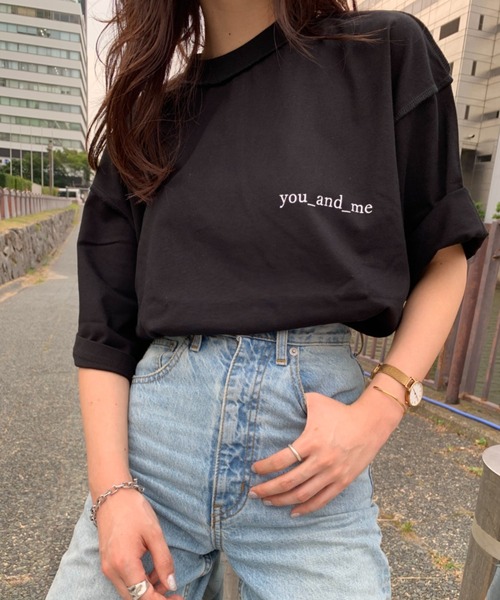 y/m by sawa（イムバイサワ）の「SAWA×y/m ロゴ T/SH（Tシャツ/カットソー・メンズ・ホワイト/ブラック/ベージュ・MEDIUM/LARGE）」の14枚目の写真