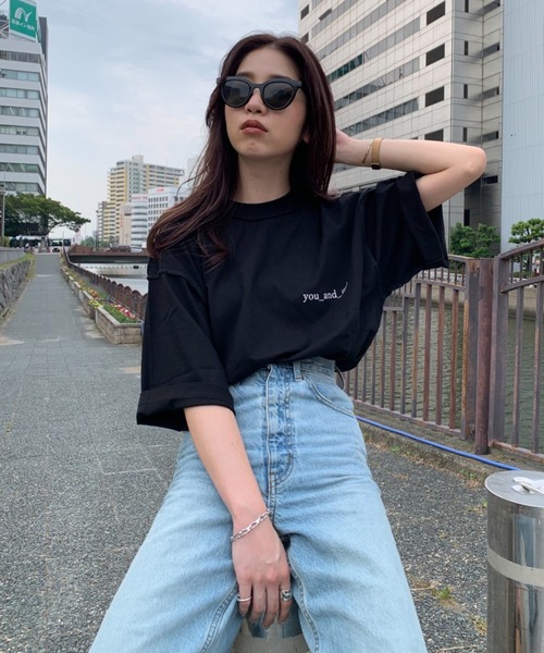 y/m by sawa（イムバイサワ）の「SAWA×y/m ロゴ T/SH（Tシャツ/カットソー・メンズ・ホワイト/ブラック/ベージュ・MEDIUM/LARGE）」の17枚目の写真