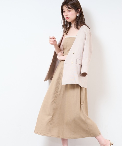 natural couture（ナチュラルクチュール）の「【WEB限定】ワンピにもなるマルチWAYフレアスカート（スカート・レディース・ブラック/ベージュ/ミント/ライトベージュ・FREE）」の9枚目の写真