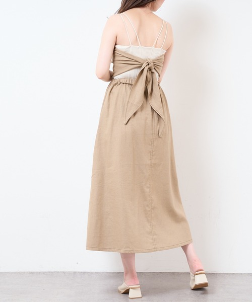 natural couture（ナチュラルクチュール）の「【WEB限定】ワンピにもなるマルチWAYフレアスカート（スカート・レディース・ブラック/ベージュ/ミント/ライトベージュ・FREE）」の12枚目の写真