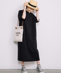 Chaco closet | サイドポケット付き半袖ロングマキシ丈ワンピース(ワンピース)