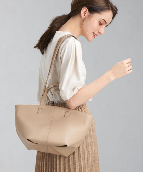 green label relaxing(グリーンレーベルリラクシング)の「SOFT FNZK 2WAY バッグ(ショルダーバッグ・レディース・ブラック/ベージュ/ブラウン/ケリー・FREE)」の19枚目の写真