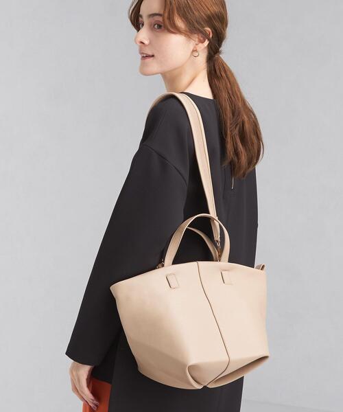 green label relaxing(グリーンレーベルリラクシング)の「SOFT FNZK 2WAY バッグ(ショルダーバッグ・レディース・ブラック/ベージュ/ブラウン/ケリー・FREE)」の20枚目の写真