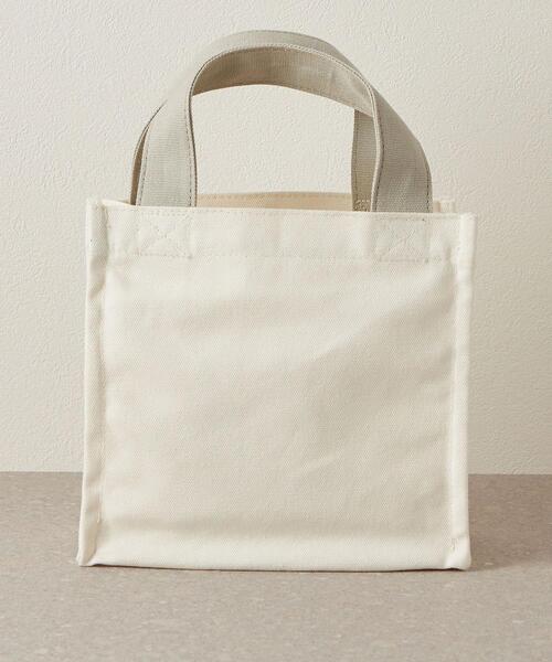 CITEN（シテン）の「＜CITEN（シテン）＞CITENロゴプリント Sサイズ トートバッグ（トートバッグ・レディース・ホワイト/ライトグレー・FREE）」の8枚目の写真