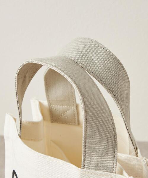 CITEN（シテン）の「＜CITEN（シテン）＞CITENロゴプリント Sサイズ トートバッグ（トートバッグ・レディース・ホワイト/ライトグレー・FREE）」の9枚目の写真