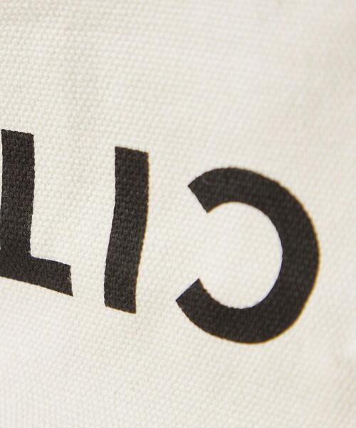 CITEN（シテン）の「＜CITEN（シテン）＞CITENロゴプリント Sサイズ トートバッグ（トートバッグ・レディース・ホワイト/ライトグレー・FREE）」の10枚目の写真