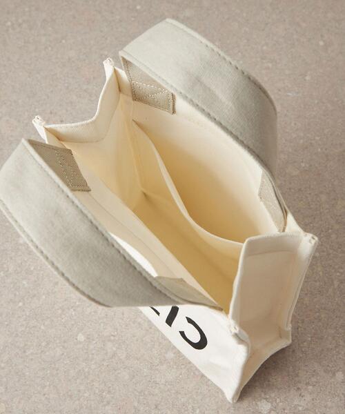 CITEN（シテン）の「＜CITEN（シテン）＞CITENロゴプリント Sサイズ トートバッグ（トートバッグ・レディース・ホワイト/ライトグレー・FREE）」の11枚目の写真