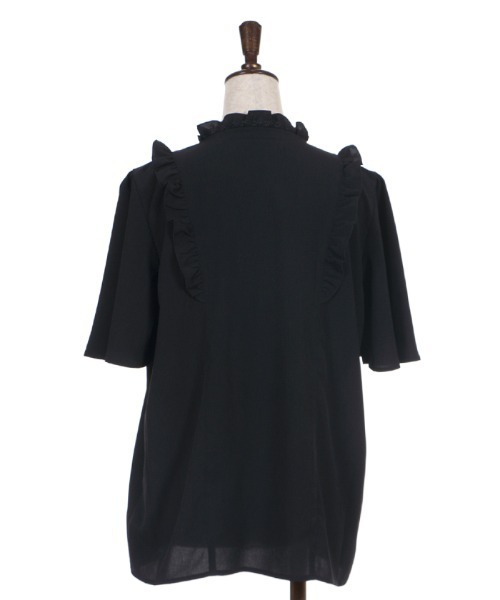 axes femme(アクシーズファム)の「ギャザーデザインフレア袖BL(シャツ/ブラウス・レディース・サックスブルー/キナリ/ブラック・MEDIUM/LARGE)」の21枚目の写真