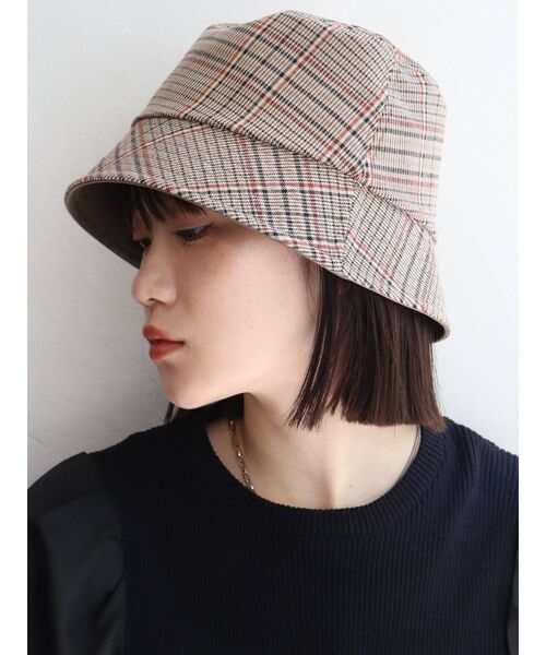 MURUA(ムルーア)の「リバーシブルバケットハット(ハット・レディース・ブラック/モカ・FREE)」の7枚目の写真