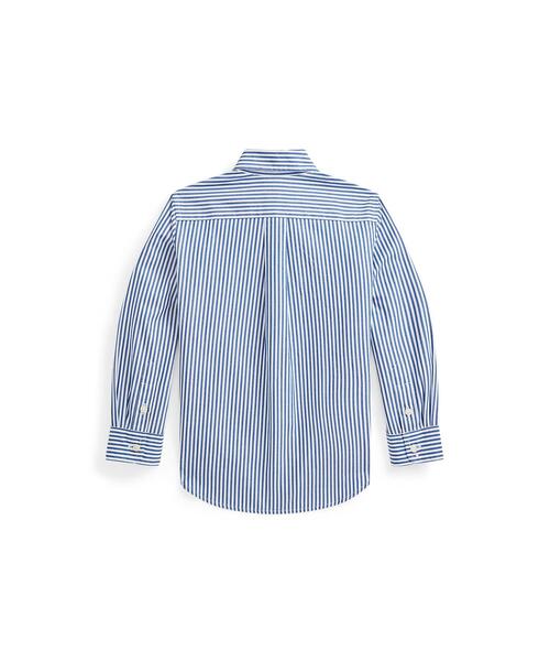 POLO RALPH LAUREN CHILDRENSWEAR（ポロ ラルフ ローレン チルドレンズウェア）の「ストライプド コットン ポプリン シャツ（シャツ/ブラウス・キッズ・ネイビー系1・6/4/7）」の3枚目の写真