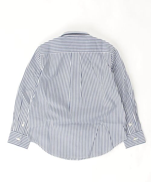 POLO RALPH LAUREN CHILDRENSWEAR（ポロ ラルフ ローレン チルドレンズウェア）の「ストライプド コットン ポプリン シャツ（シャツ/ブラウス・キッズ・ネイビー系1・6/4/7）」の2枚目の写真